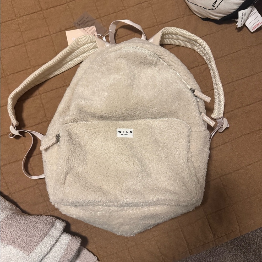 NWT WILO The Label Teddy Fur Backpack
